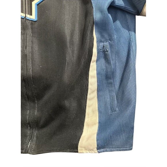 Alpinestars armored Motorcycle jacket black white Blue Tares Ware XL - Picture 3 of 16